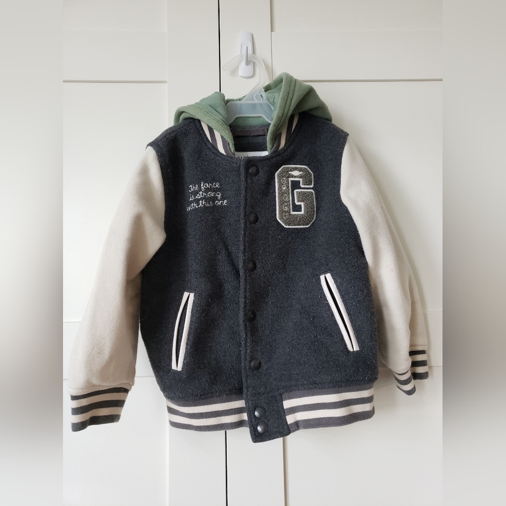 baby GAP Kids Star Wars Yoda Varsity Jacket